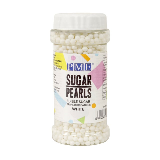 Celebakes Sugar Pearls Pearlized White 3.8oz Sprinkles